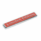 3D Red Metal Limited Edition Emblem Badge for Car (2015-2019)