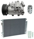 AC Compressor Kit with Condenser for Hyundai Veloster 1.6L (2014–2017)