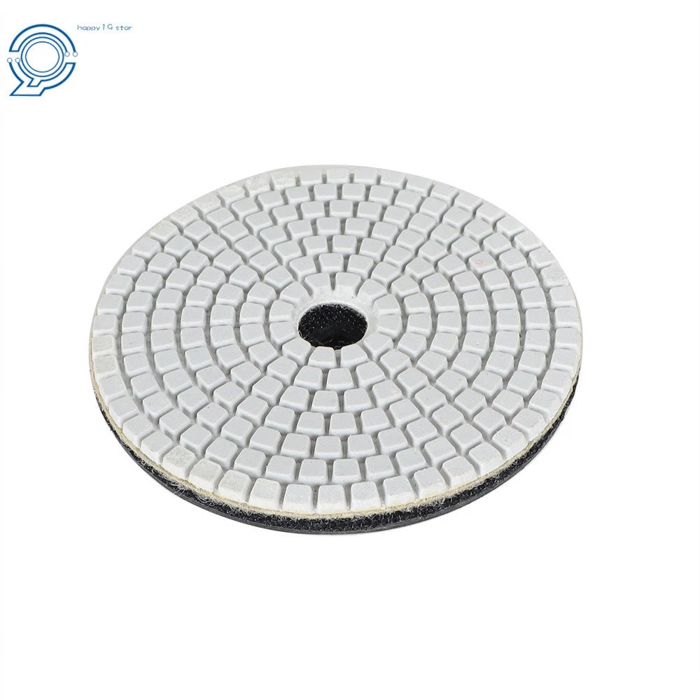 Set of 13 Diamond Polishing Pads 4 Inch 50-8000 Grit with Backer Pads
