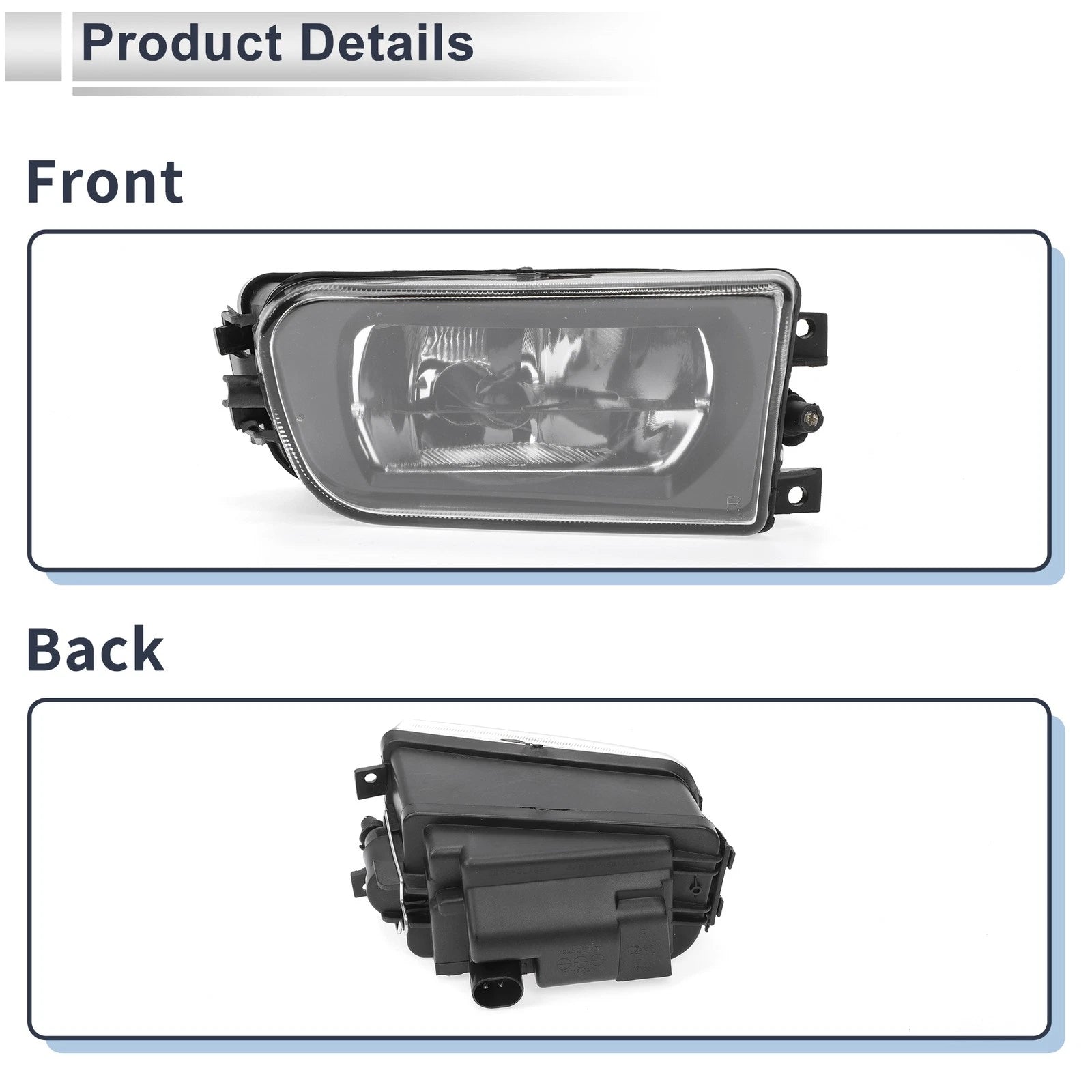 1 Pc Right Front Bumper Side Marker Light Cover for BMW E39 Z3 (1997–2002) No.63178360576