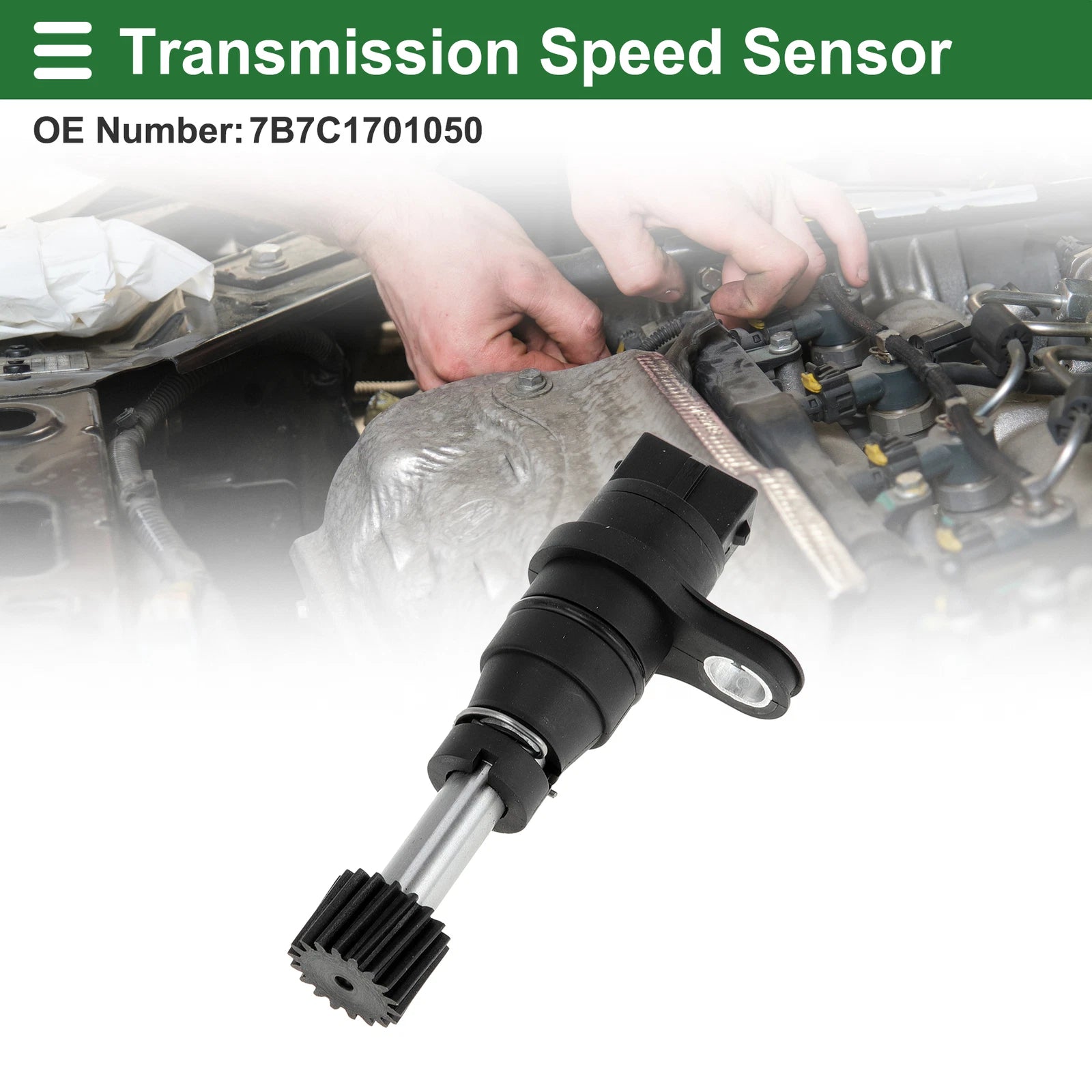 1 Pc Transmission Speed Sensor No.7B7C1701050 for Nissan Truck ZG24 (2WD)