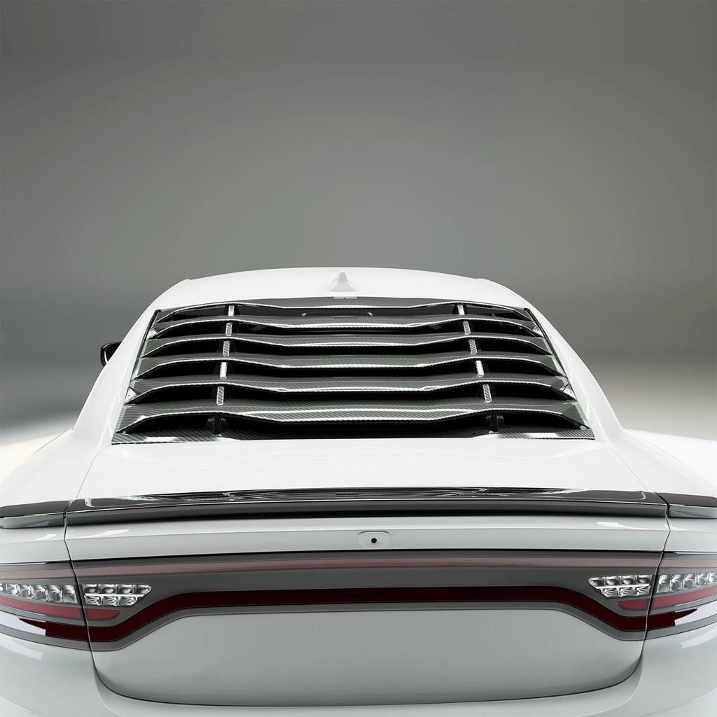 Carbon Fiber Rear Window Louver for Dodge Charger (2011–2023)