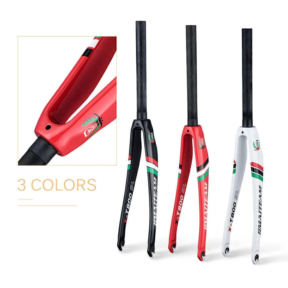 3K Carbon Fiber Front Fork for Road Bike (V Brake)