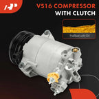 A/C Compressor with Clutch for Ford Transit Connect (2014-2018)