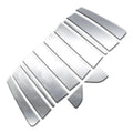 Diamond Grade 12pc Stnls Steel Pillar Post Covers for 2021-25 Cadillac Escalade