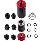 High Flow Inline Fuel Filter 100 Micron AN6 AN8 AN10 for Universal