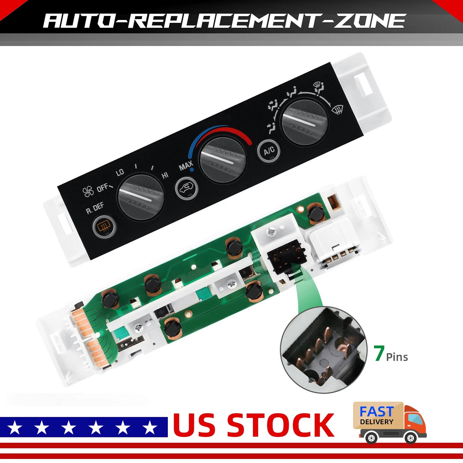 AC Heater Climate Control Module for Chevy Tahoe GMC Yukon C/K1500, 2500 (1996–2000)