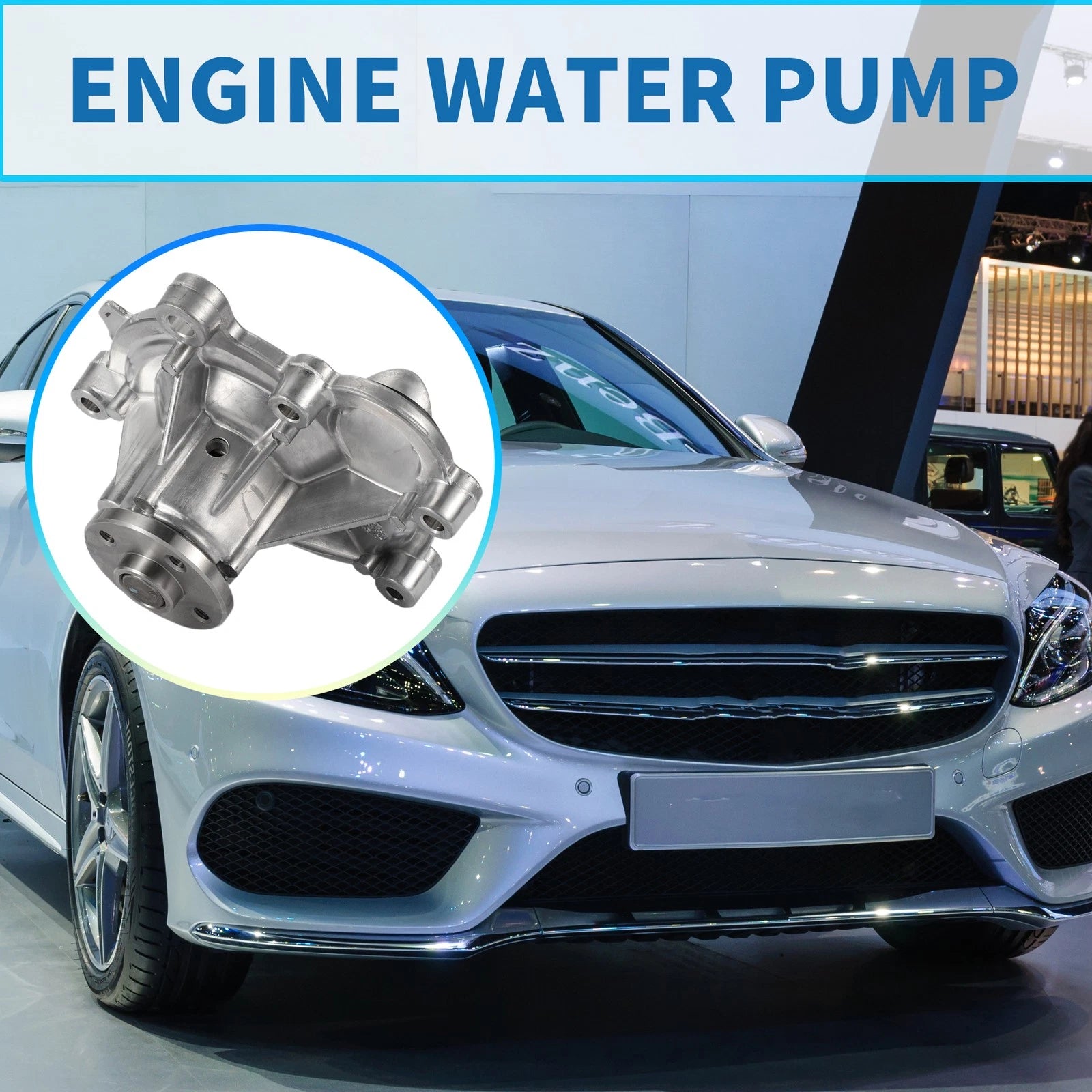 Water Pump for Mercedes-Benz C230 C250 (2003–2005) No. 2712000201