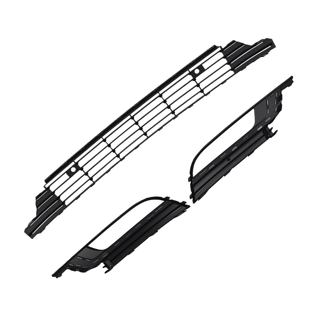 Set of 3 Chrome Bumper Grilles for VW CC (2013–2017)