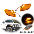 LED Side Marker Lights for Jeep Wrangler (2018–Present)