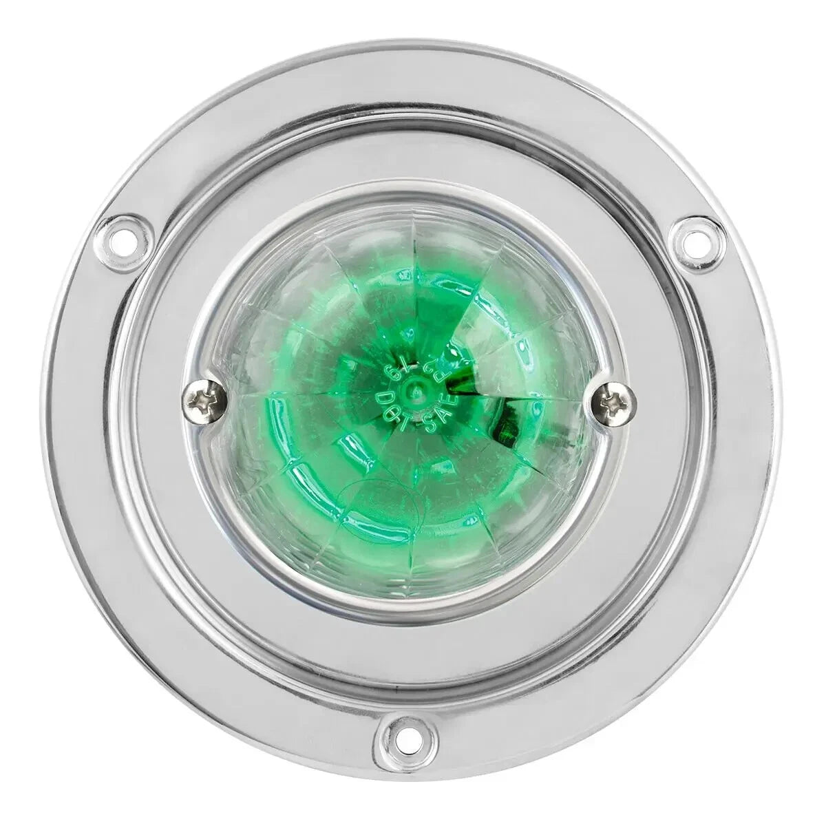 LED Flange Bezel Mount Clear Lens for Classic Watermelon Light Green (—)