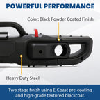 Front Bumper for Jeep Wrangler JL Gladiator (2018–2024) w/Mount Plate