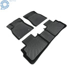 Set of 4 TPE Black All Weather Floor Mats for Nissan Sentra (2020–2025)
