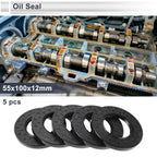 Set of 5 Oil Seal Rotary Shaft Seal for Various Models (55x100x12mm)