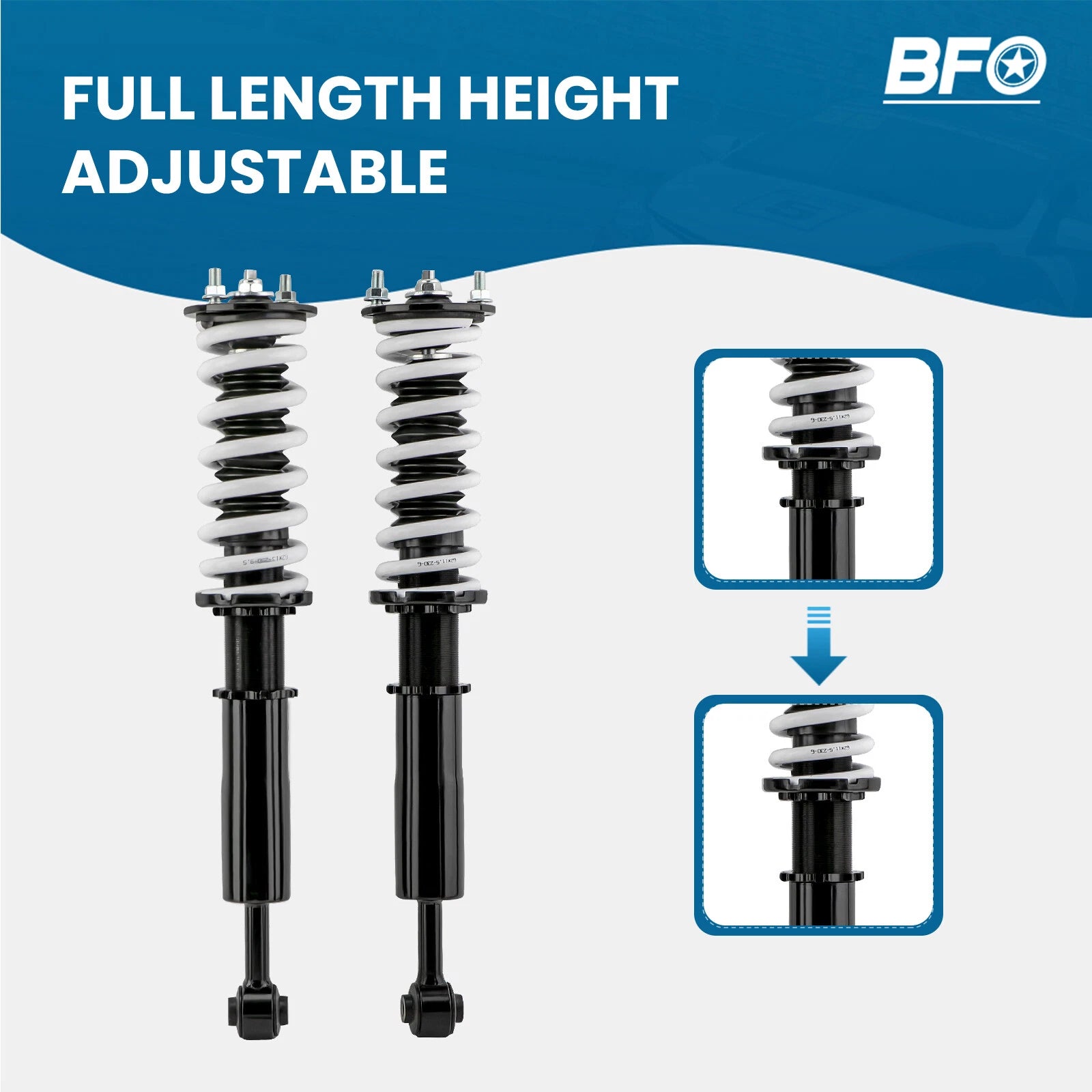 Adjustable Coilovers Lowering Suspension Kit for Honda Accord (2003-2007)