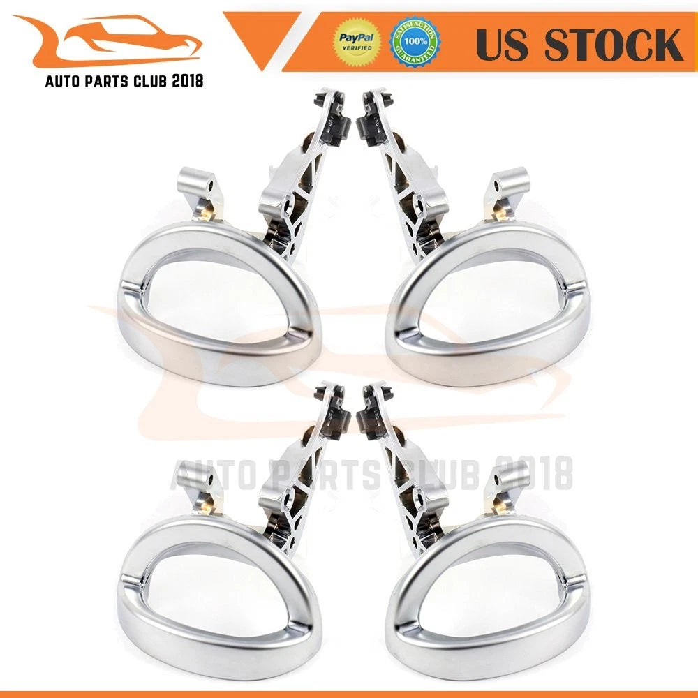 Set of 4 Chrome Inner Door Handles for Dodge Nitro (2007–2012)