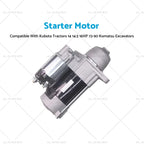 Starter Motor for Kubota Tractors (1973–1990)