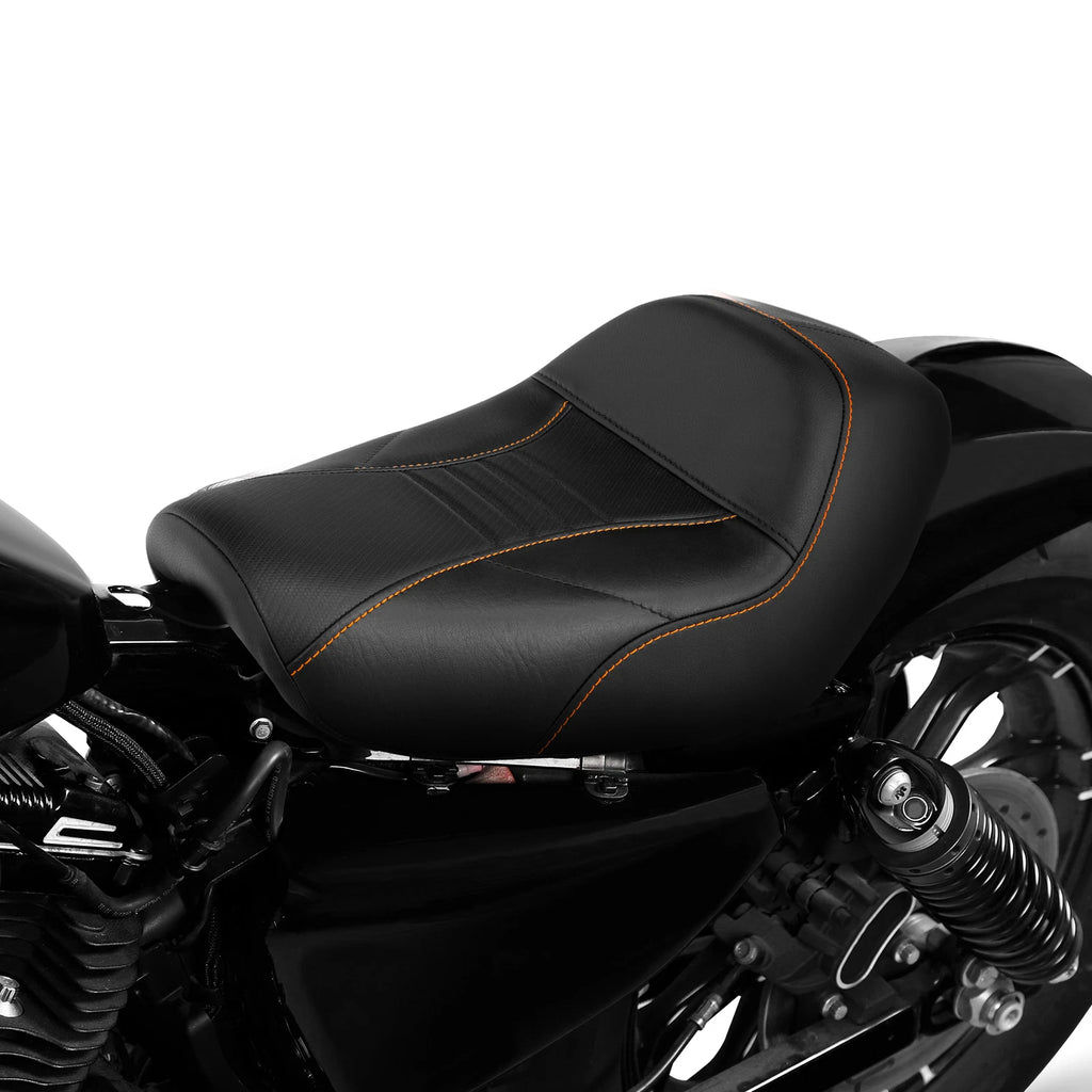 Rider Solo Seat for Harley Sportster 883 1200 Custom 48 72 (2010–2022)