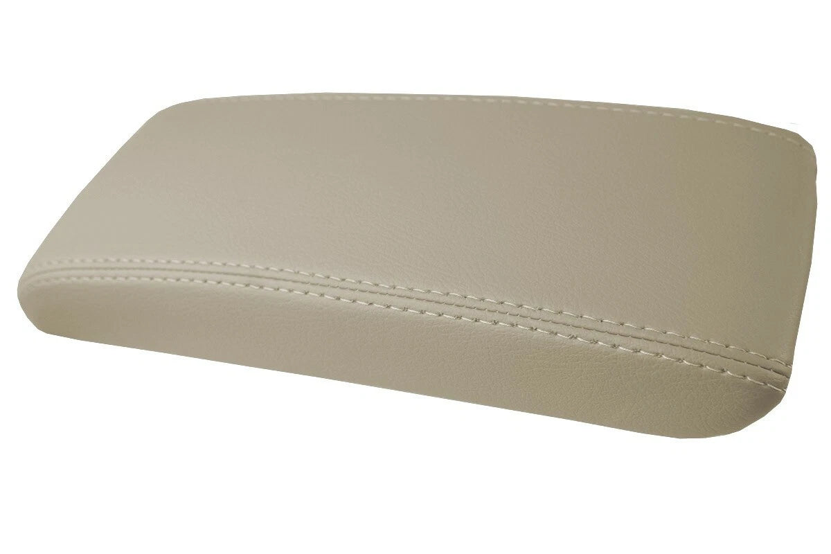 Leather Console Lid Pull Over Cover for Acura CL (1997–1999) Beige