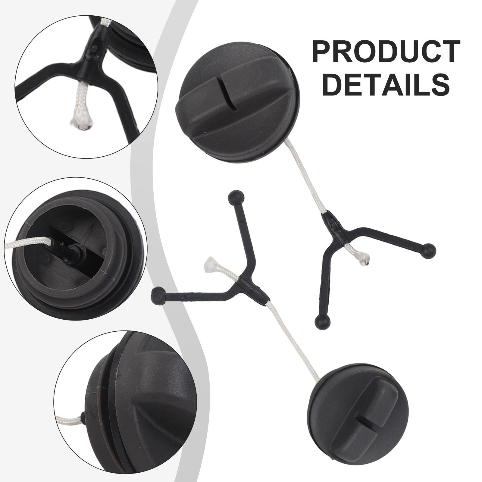 Fuel and Oil Cap Set for Chainsaw Models 61, 66, 272, 268, 600 Series