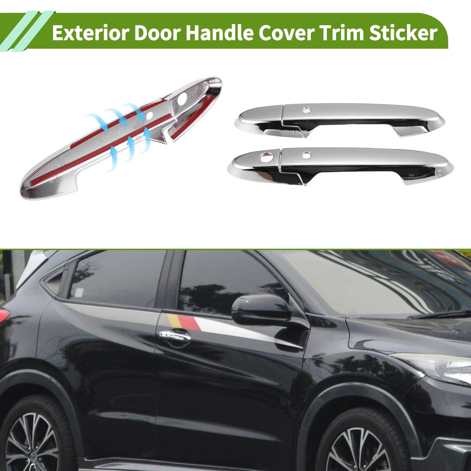 Exterior Door Handle Cover Trim for Honda HR-V (2016–2020) Plating