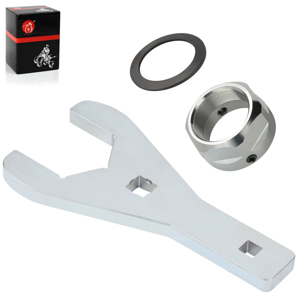 46mm Rear Axle Nut Wrench Tool & Lock Nut Set for Yamaha Raptor 700 (2006–2023)