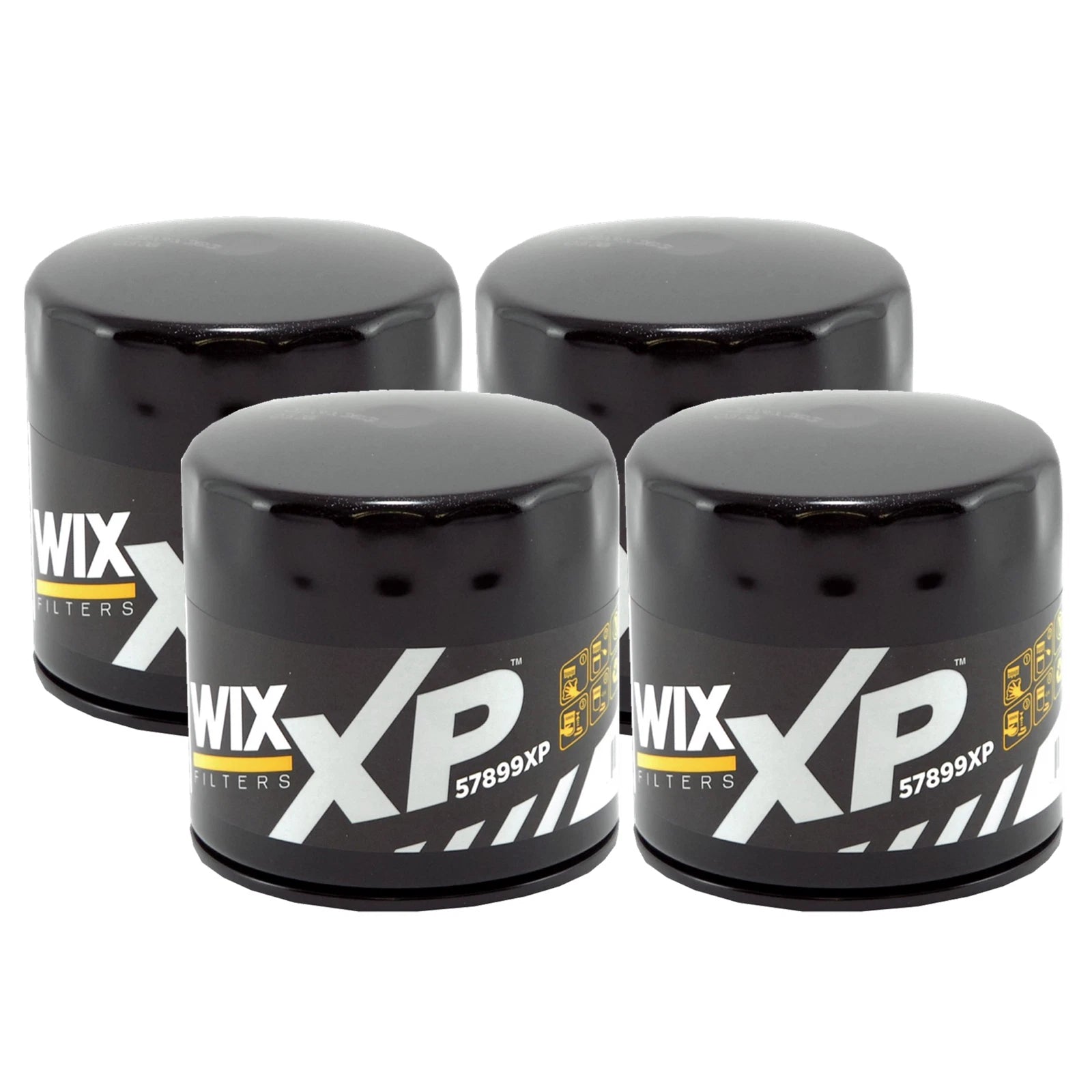 Set of 4 Wix XP Engine Oil Filters for Chrysler Dodge Jeep Ram
