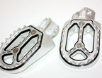 CNC Silver Footpeg Set for KTM 65SX (2000–2023) FX205