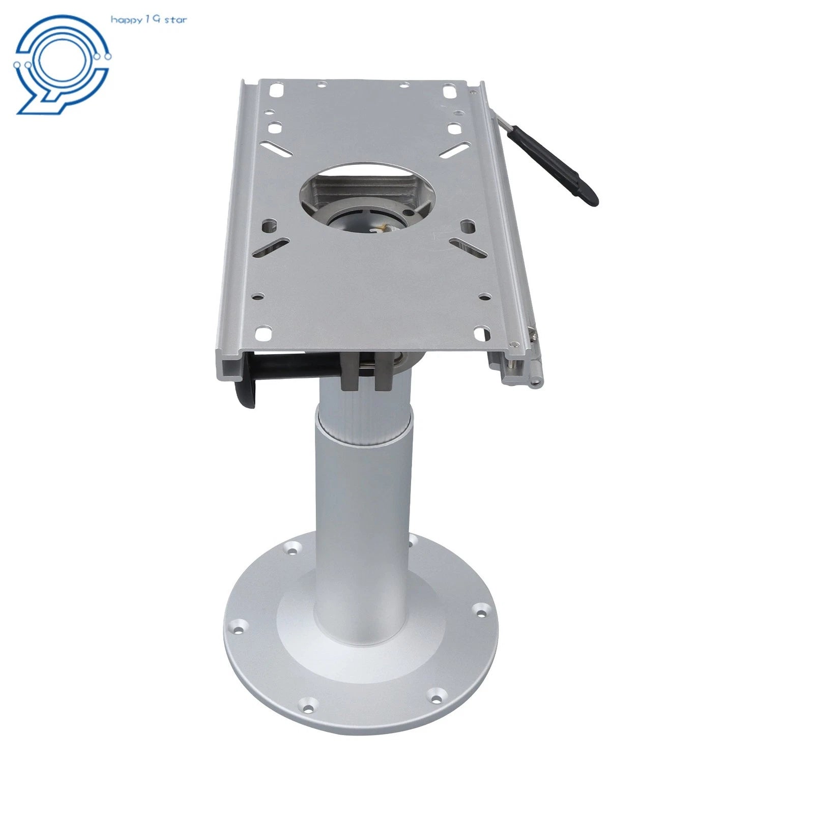 Boat Seat Pedestal Locking Mount for Boat (13-19in Height Adjustable)