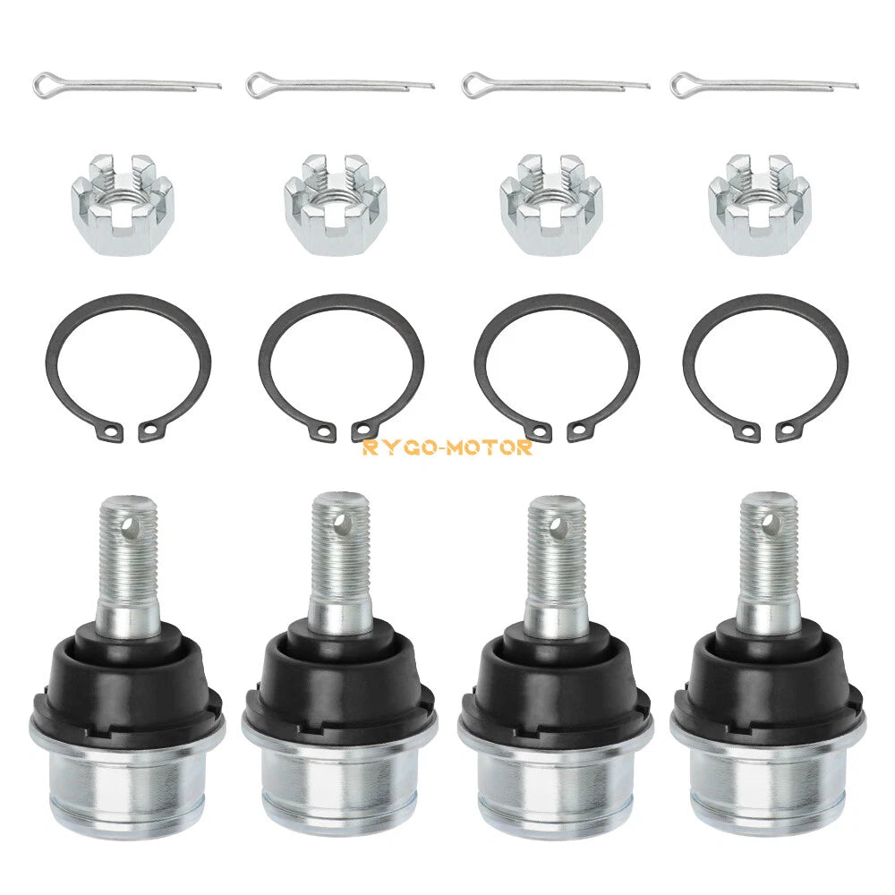 4X Front Lower Ball Joints for Honda Rancher 350 420 (2000–2023) 51355-HP5-601 51355-HC5-004