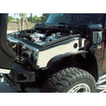 2pc Polished Stainless Steel Fender Covers for 2003-2007 Hummer H2