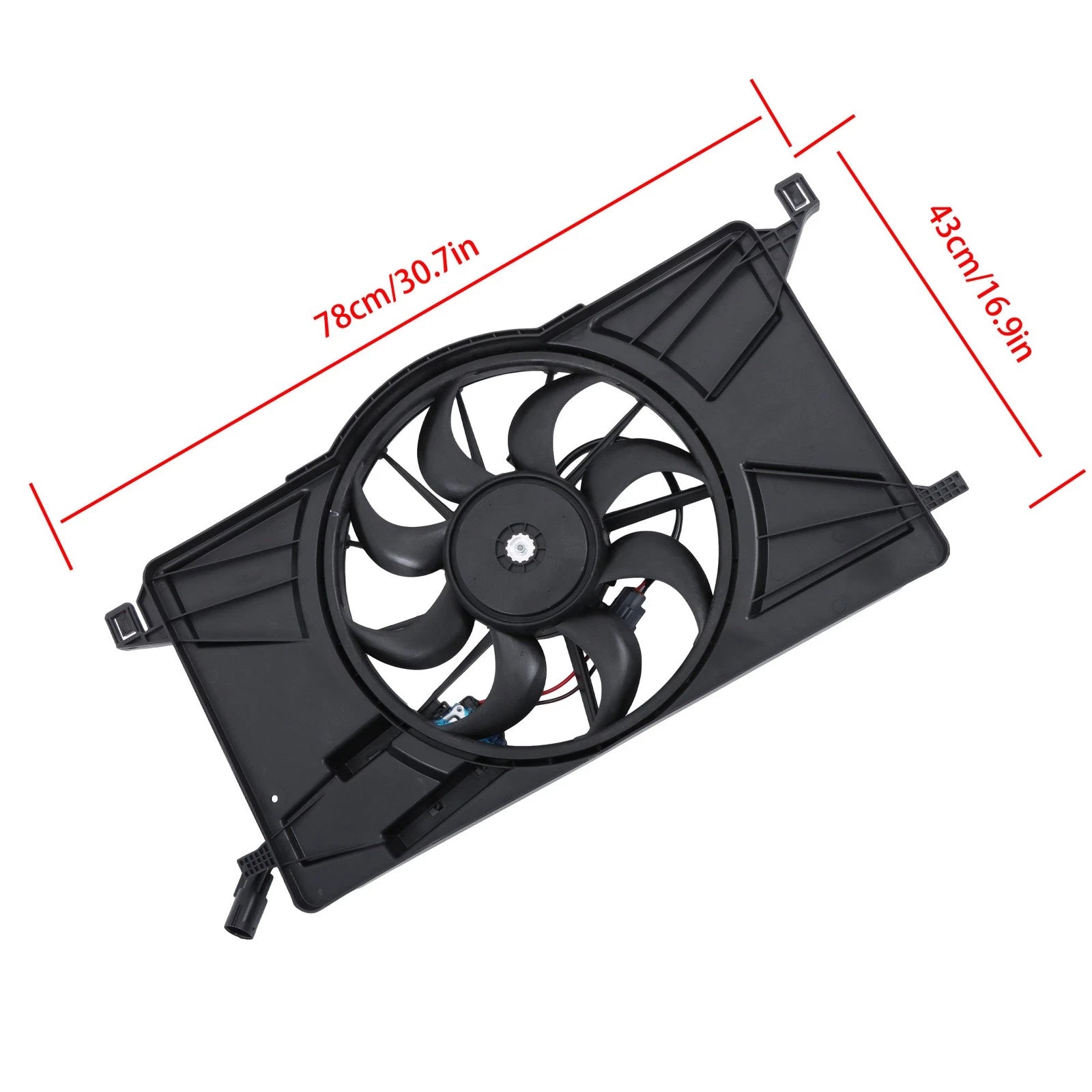 Radiator Cooling Fan Assembly for Ford Focus (2012–2018)