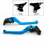 Long Clutch Levers for Yamaha FJR 1300 (2004–2014), XJR 1300 (2004–2013), SUPERTENERE, Blue T9