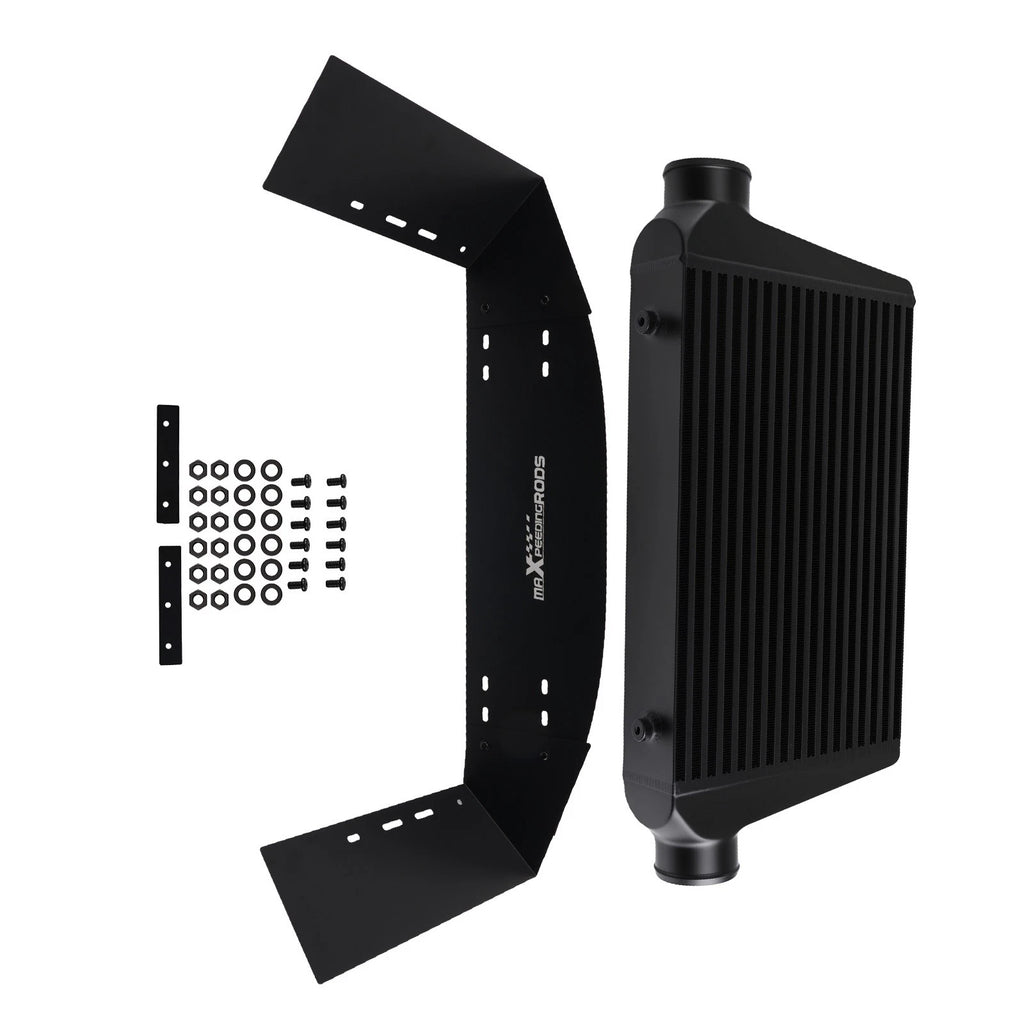 Universal Turbo Intercooler 18x12x3" Aluminum Bar Plate 3" Inlet Outlet
