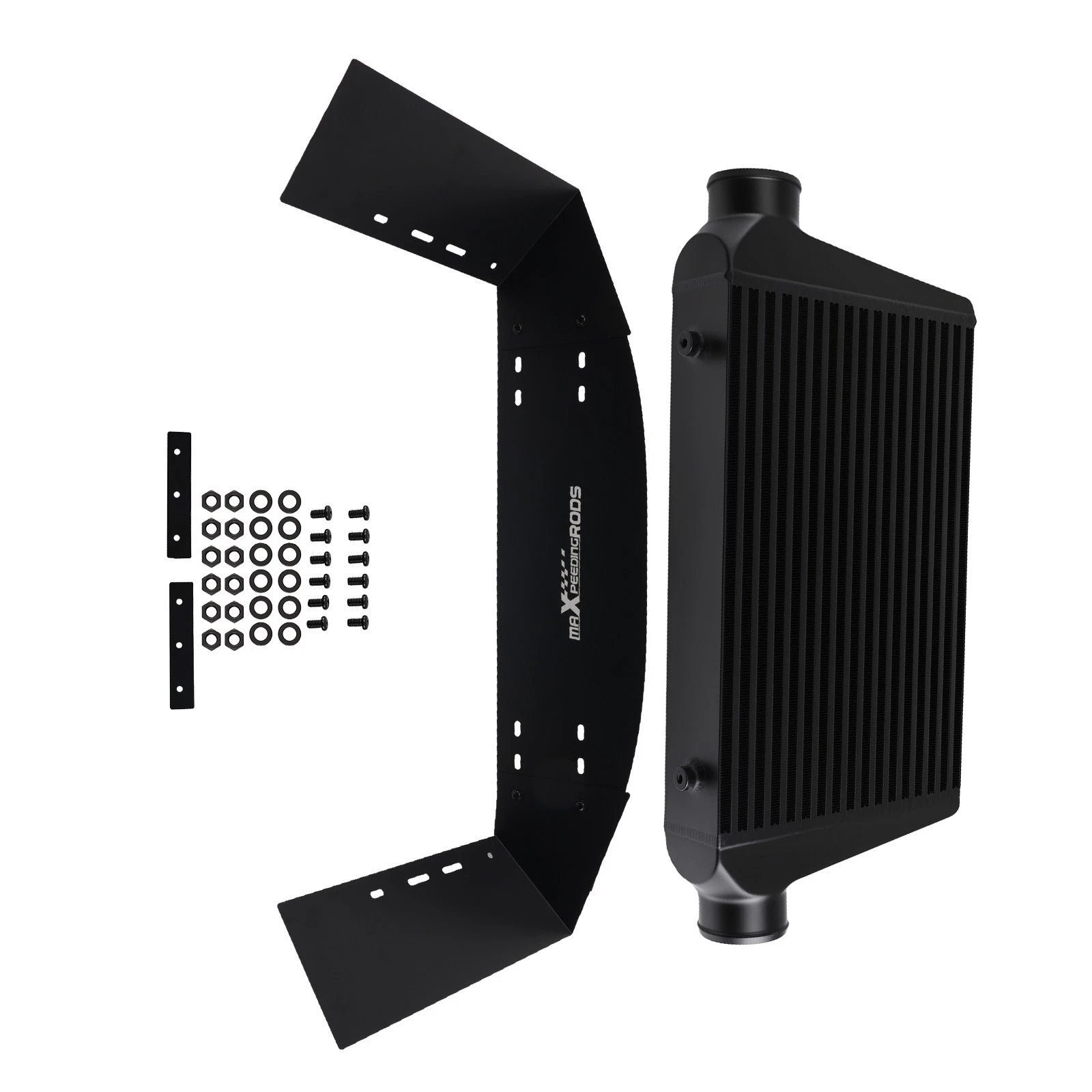 Universal Turbo Intercooler 18x12x3" Aluminum Bar Plate 3" Inlet Outlet