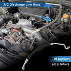 A/C Refrigerant Liquid Hose for Honda Ridgeline (2017–2019) No. 80311T6PH01