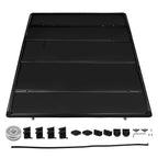 3-Fold Truck Bed Cover for Nissan Frontier (2005–2026) 6ft Vinyl Waterproof Black