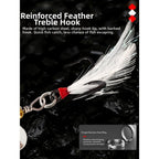 Mine Shaped Dual Rotating Vane Lure Set of 3 for Freshwater Fishing
