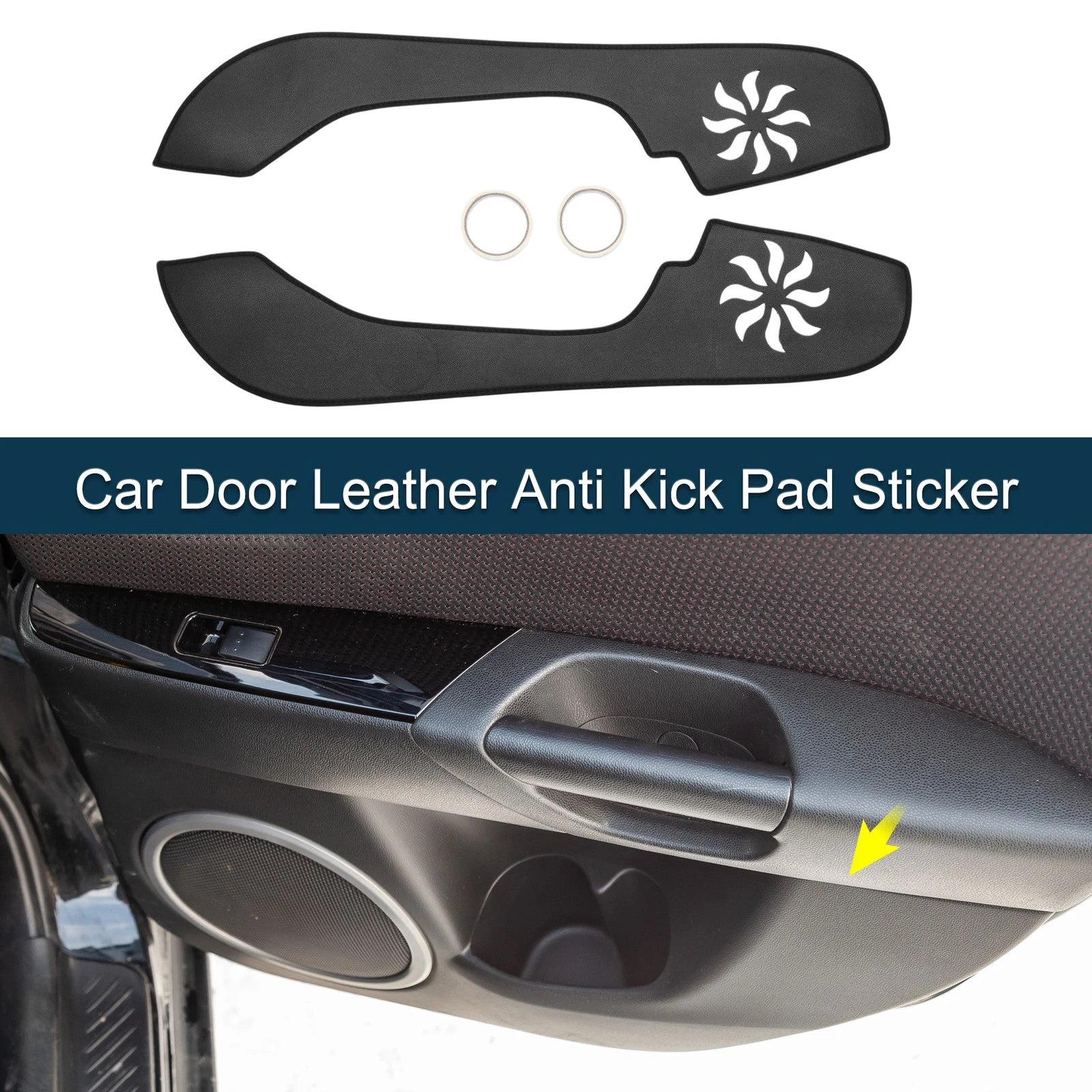 Set of 1 Car Door Leather Anti Kick Pad Sticker for Audi TT (2008–2014)