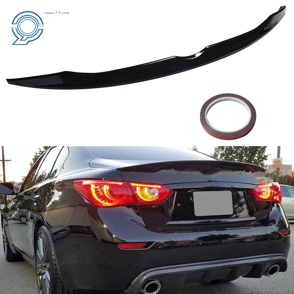 Trunk Spoiler Wing for Infiniti Q50 (2014–2021) Primer Black