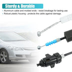 Trunk Lid Fuel Door Release Cable for Honda Civic (2001-2005) Black