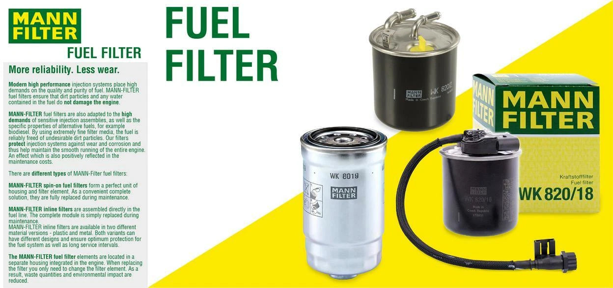 Mann Fuel Filter for Mercedes S430 (2001–2004)