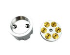 Shift Knob Cylinder for Eaton Fuller 9 10 Speed Silver (Heavy Duty)