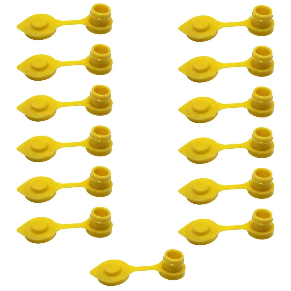 Set of 13 Gas Can Vent Caps (Yellow) MYC-Y-VENT13 for Gas Diesel