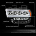 Chrome Amber LED Sequential Chasing Projector Headlight for Ram 2500 (2019–2024)