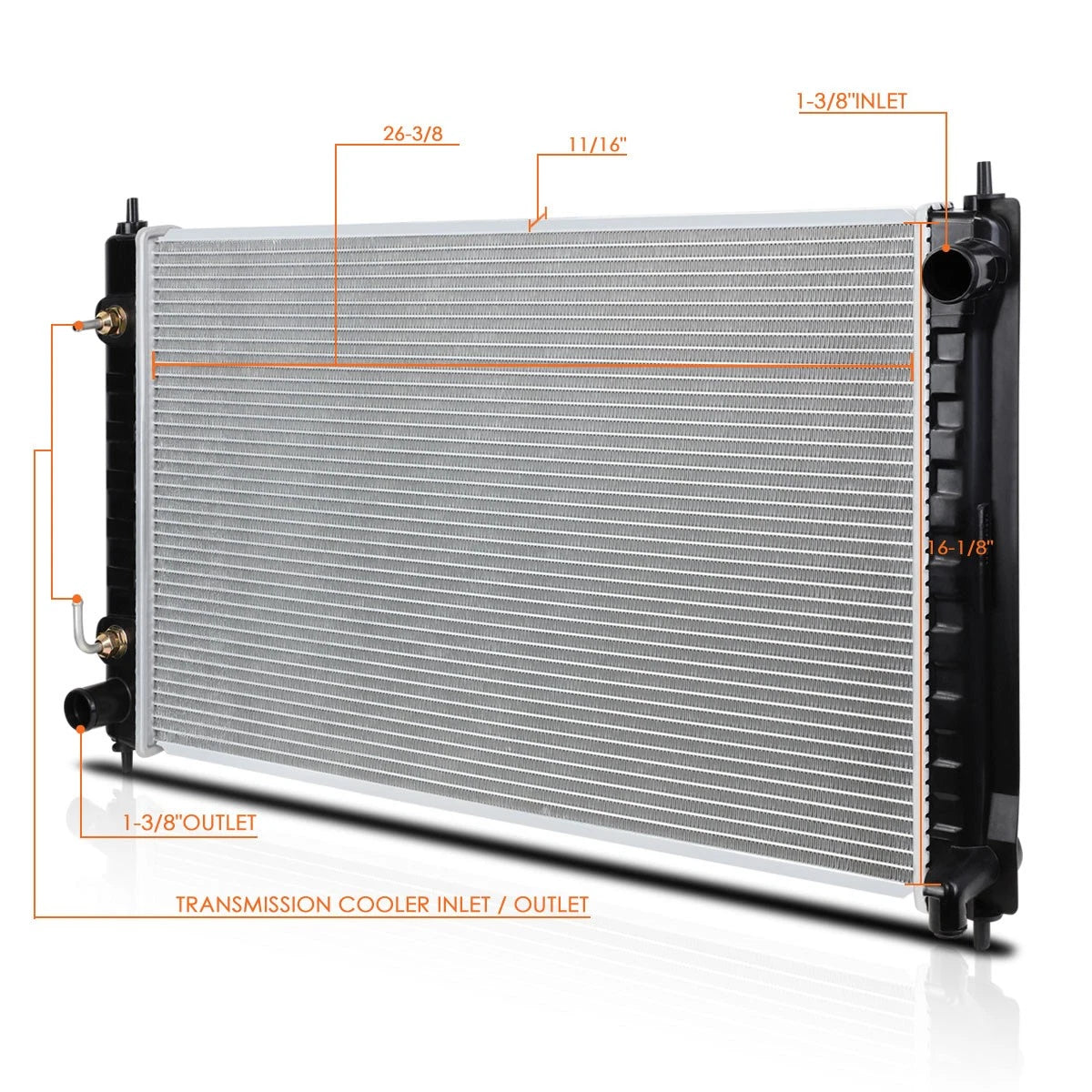 Aluminum Radiator for Mitsubishi Lancer/Outlander (2008–2014) DPI-2979