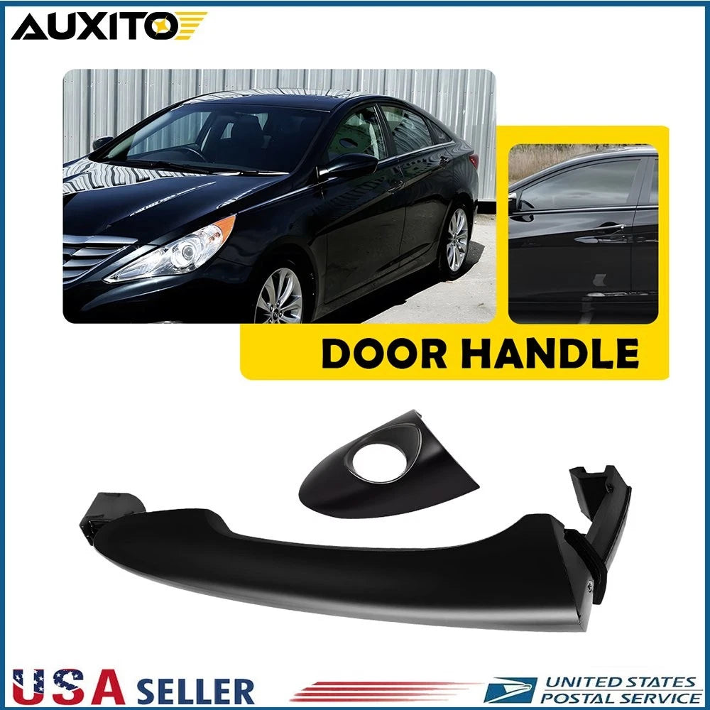 OEM Front Driver Door Handle for Hyundai Sonata (2011–2015) Black