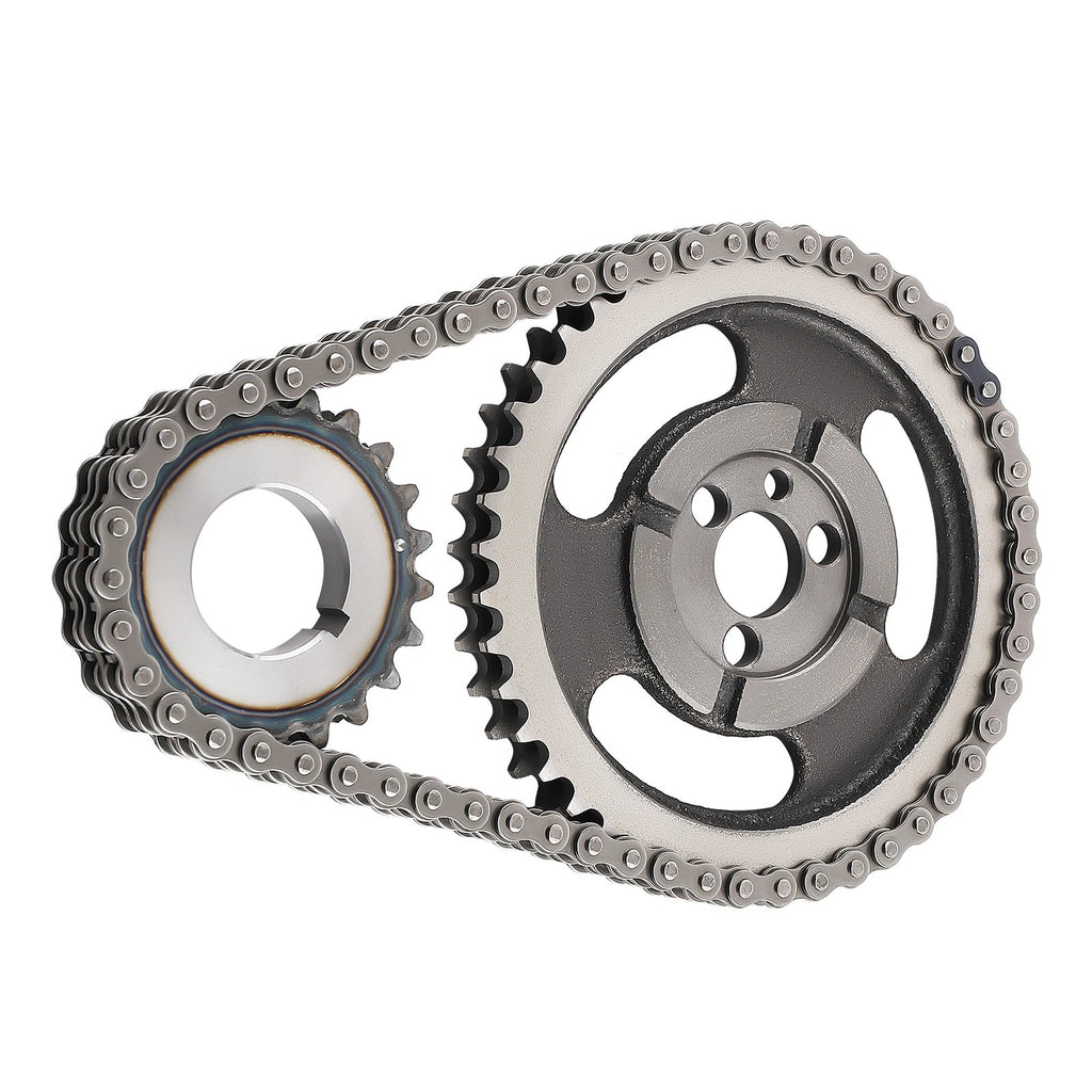 HD Double Roller Timing Chain Set for Chevy SBC 283 305 327 350 383 400 (1968–1995)