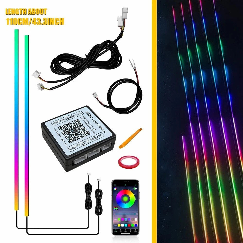RGB Car Sunroof Light Strip for Universal Fit (Interior Ambient Lighting)