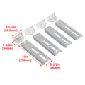 Set of 4 Galvanized Swivel Top Bunk Bolster Brackets for Boat Trailer